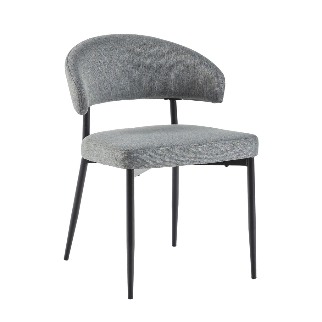 Charcoal Upholstered Dining Chair, Set of 2 W953212
