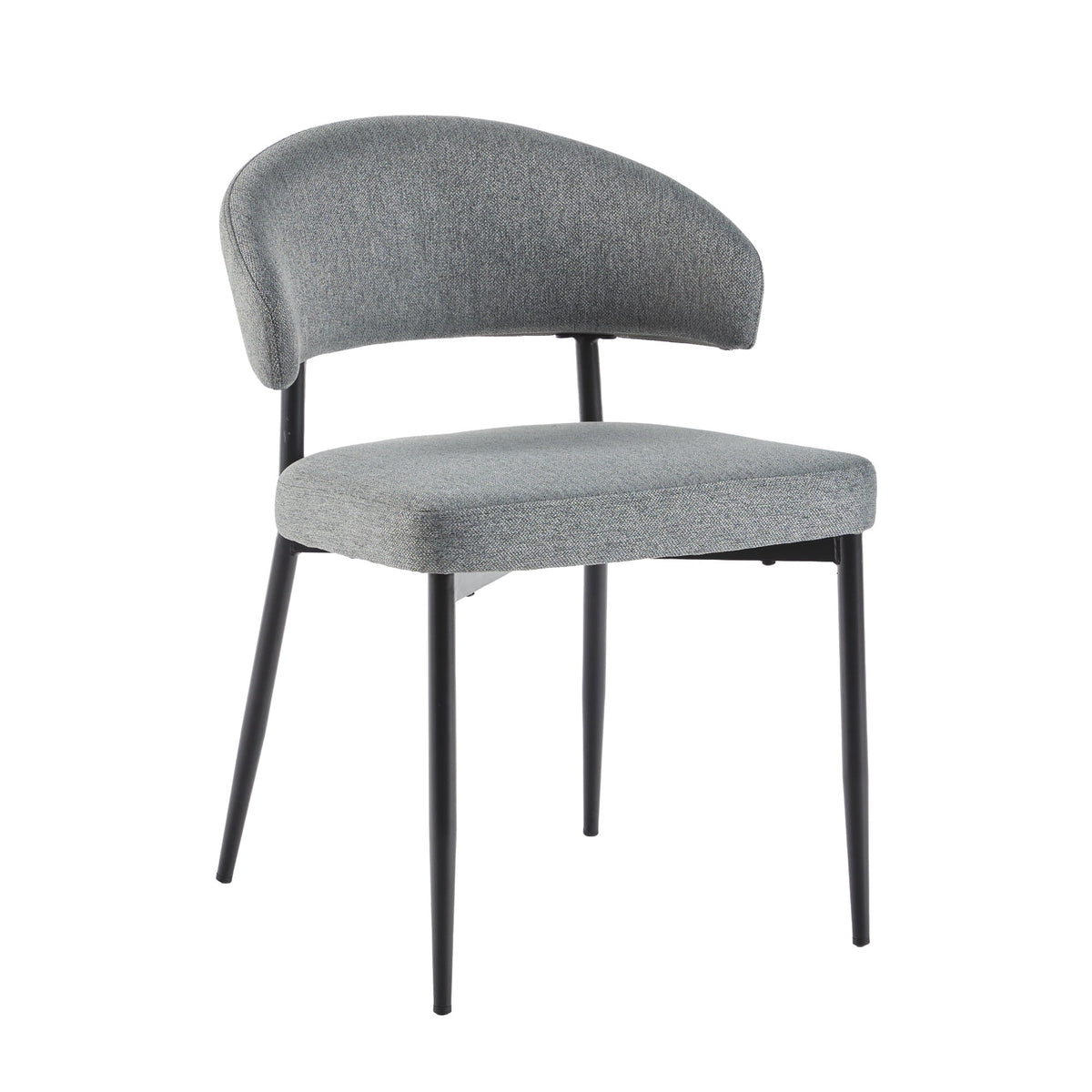 Charcoal Upholstered Dining Chair, Set of 2 W953212