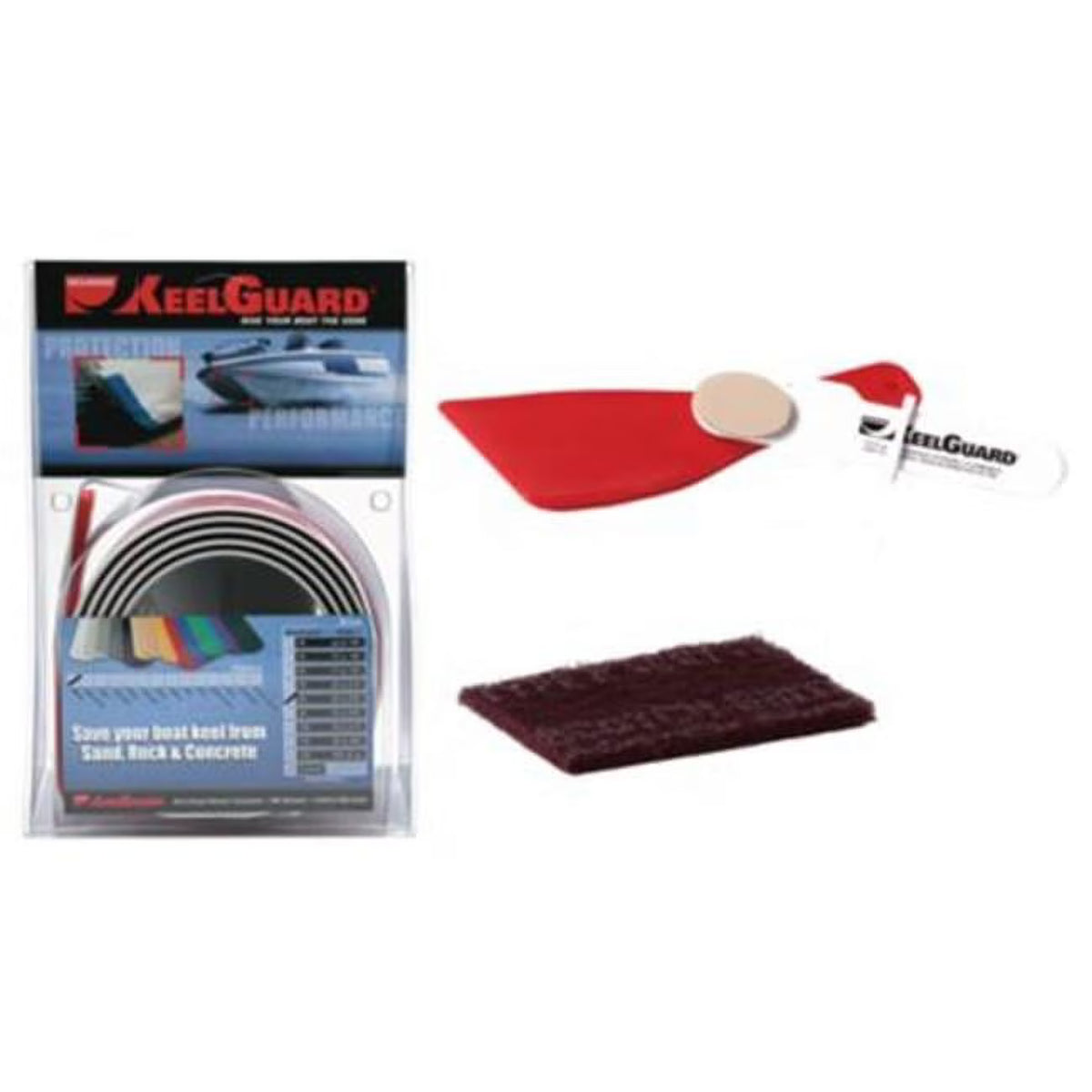 White Keel Protector for 21 ft. - 22 ft. Boat V648