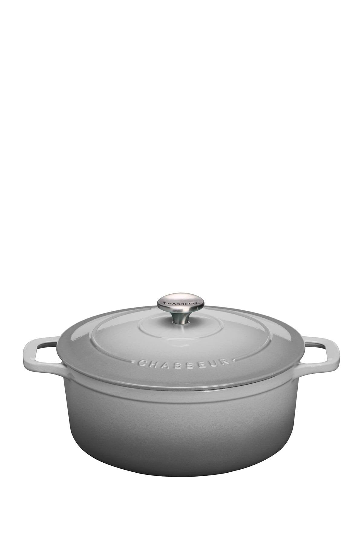 French Enameled Cast Iron Round Dutch Oven, 2.6-Quart S6462