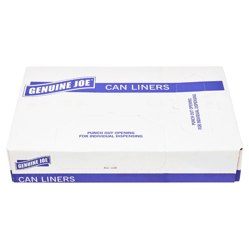 Black 60 Gallon Trash Can Liners, 50 per Box L76686