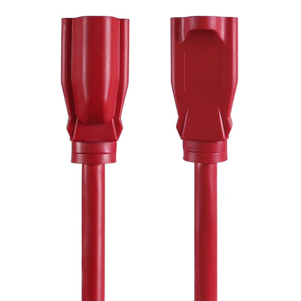 Red 100FT 14AWG 3 Prong Extension Cord U2917