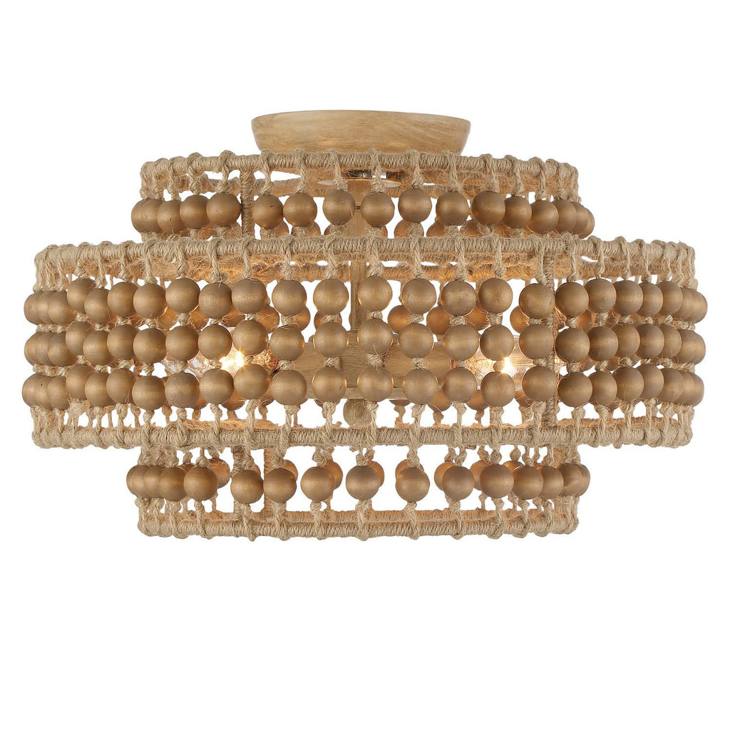 Silver 3-Light Ceiling Mount M5964