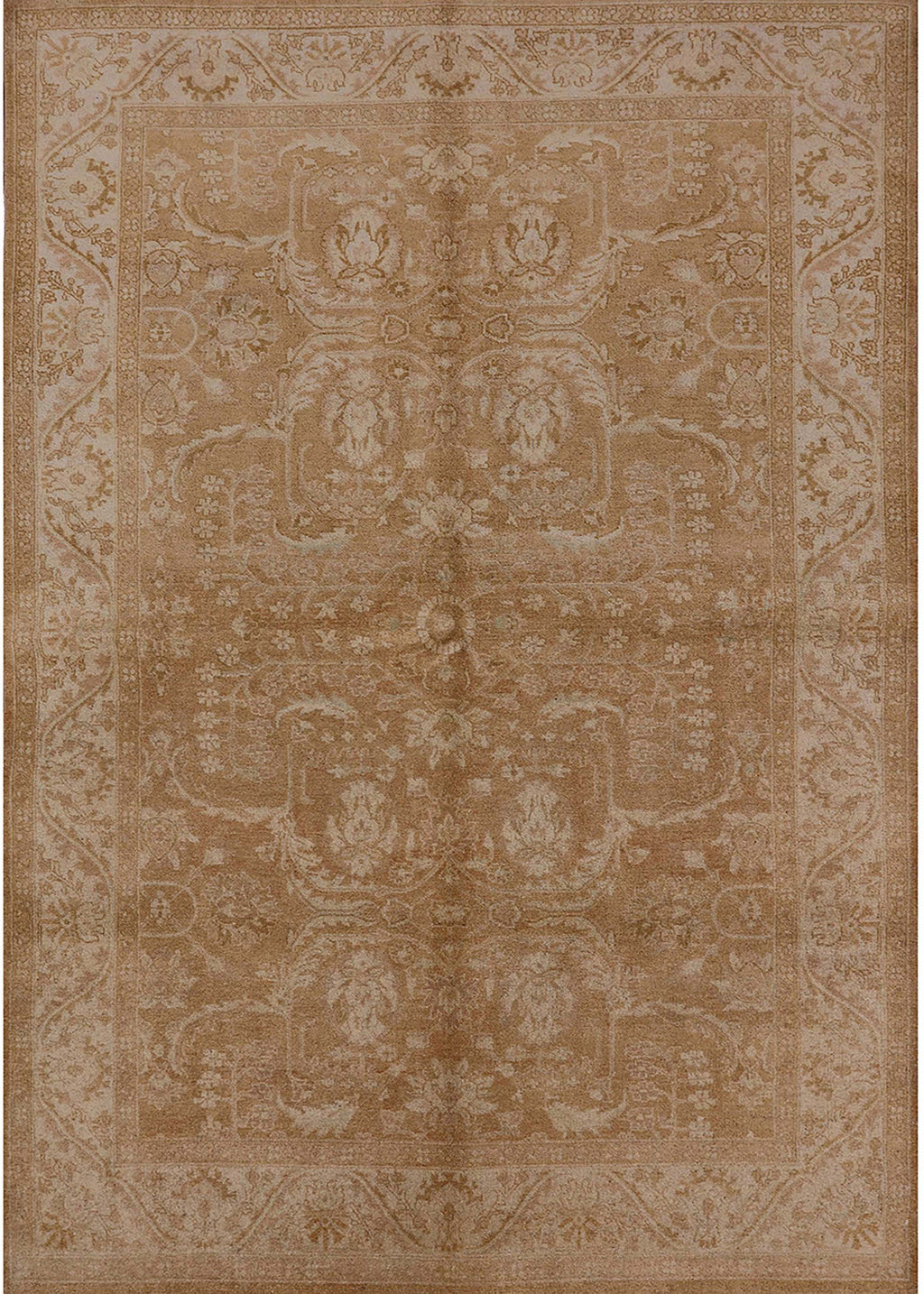 Light Brown Oriental Area Rugs S371464