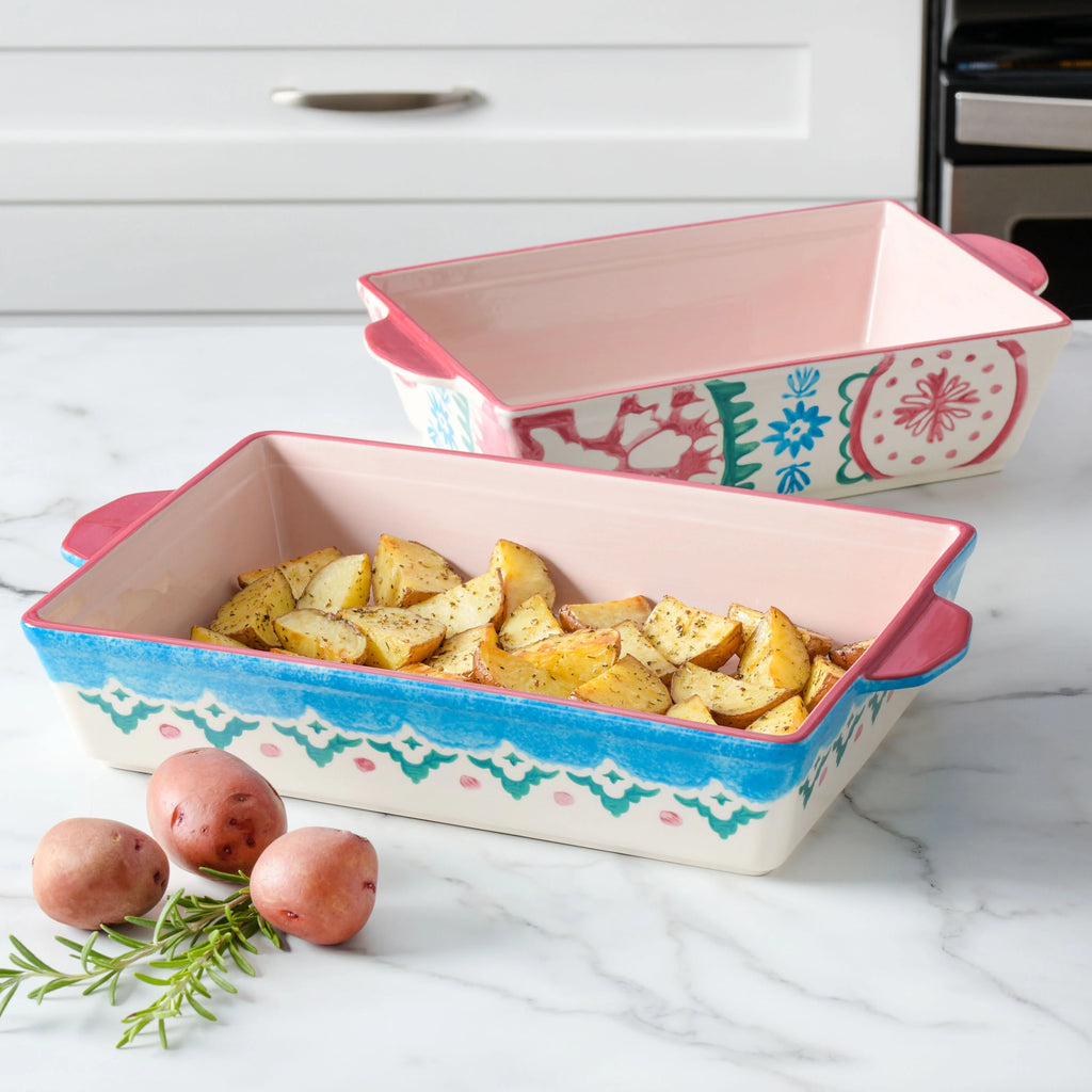 2-Piece Stoneware Bakeware Set F305