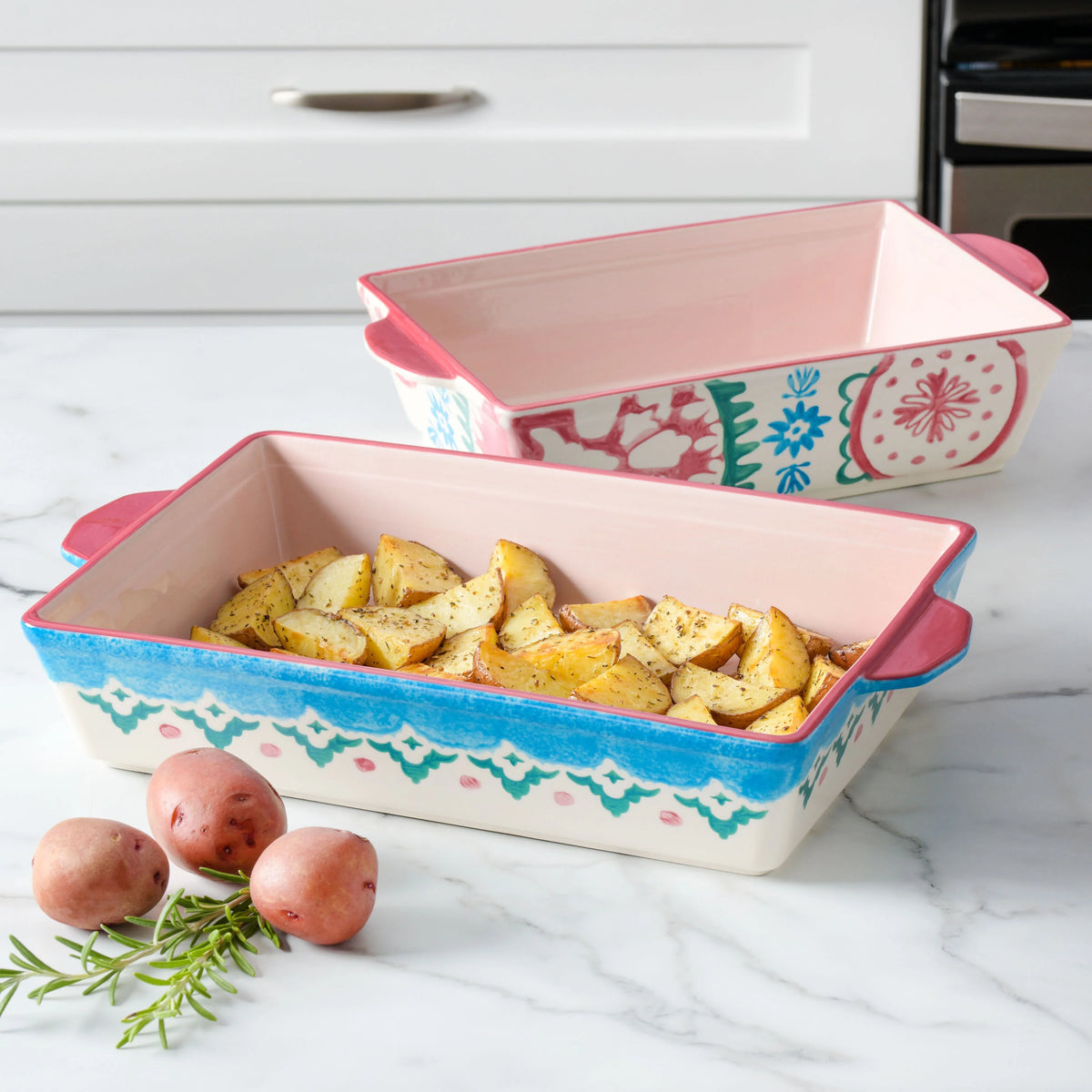 2-Piece Stoneware Bakeware Set F305