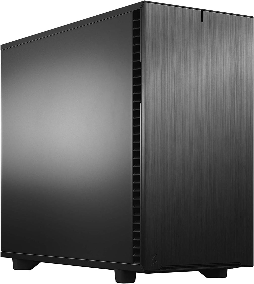Black Brushed Aluminum/Steel Mid Tower Computer Case T41544