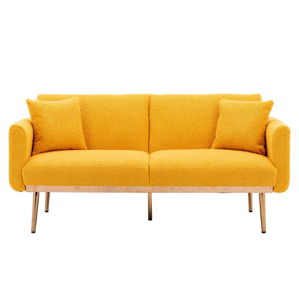 Velvet Sofa with Metal Feet T246