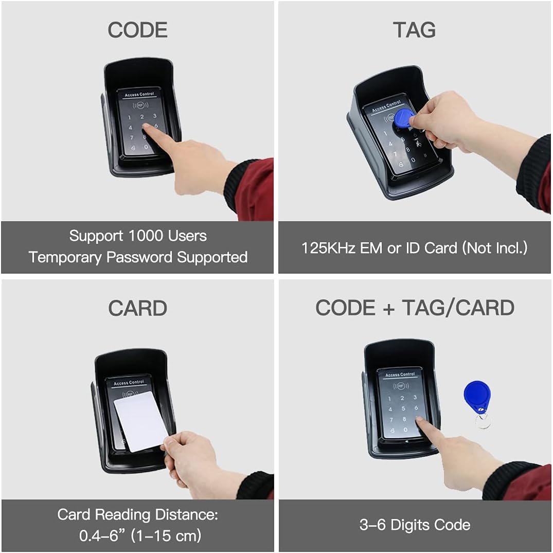 Wired Keypad DC 12V 24V for Automatic Gate Opener F267