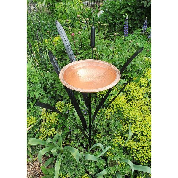 Double Cattail Birdbath B794946