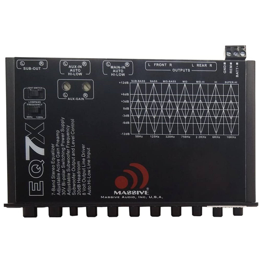 7 Band Car Audio Graphic Equalizer O3490