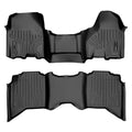 Black 1st & 2nd Row Floor Mats G42093