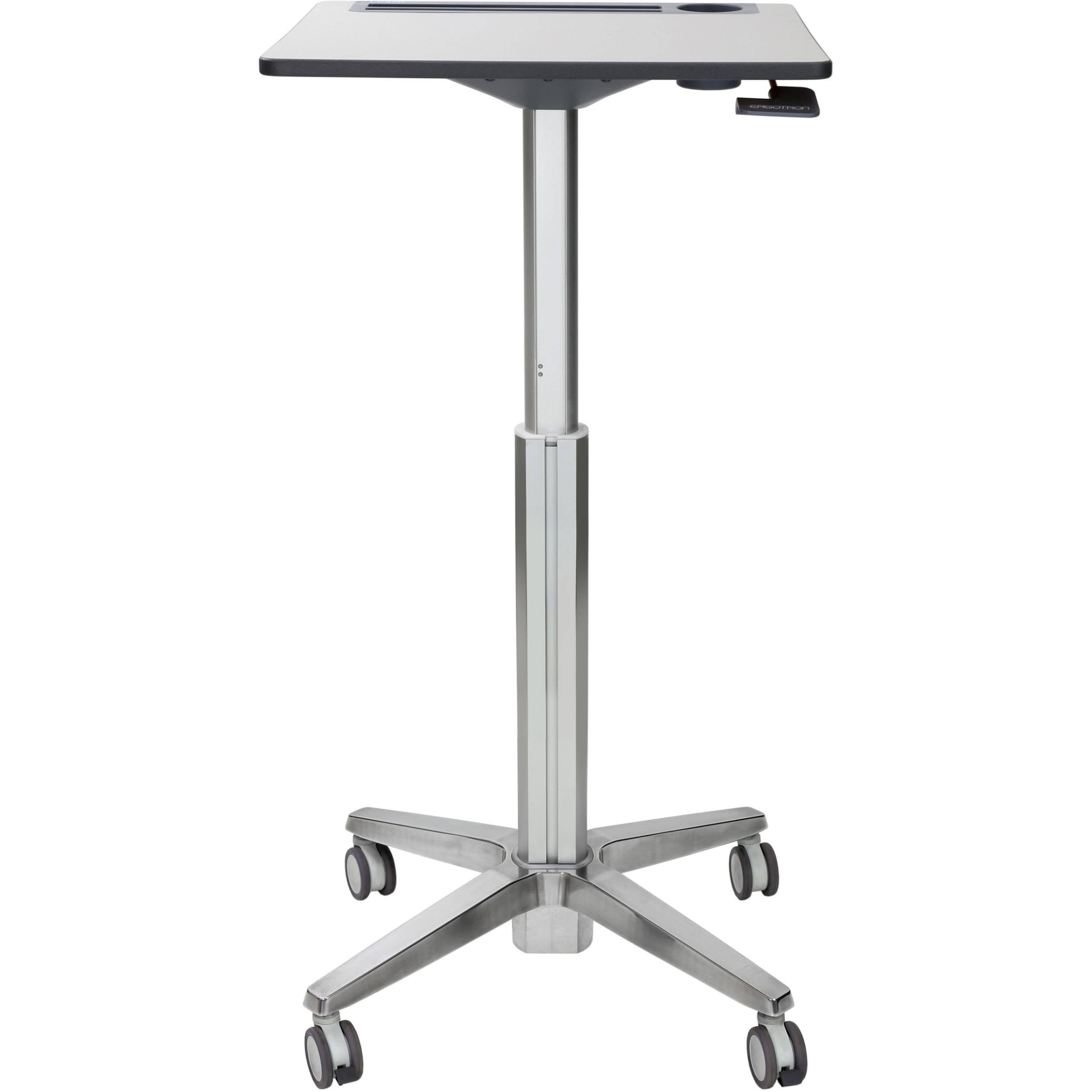 Adjustable Stand-Up Desk White/Silver Q9996