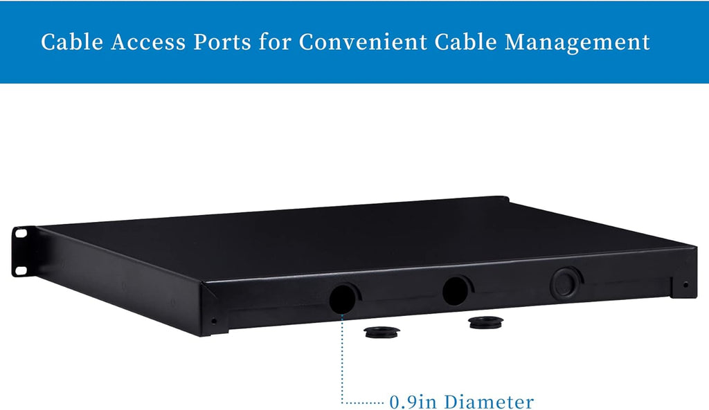 1U Rack Mount Drawer with Lock and Key Z110
