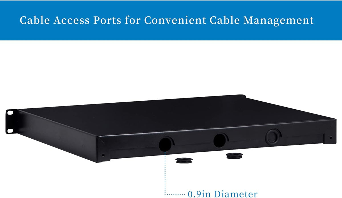 1U Rack Mount Drawer with Lock and Key Z110