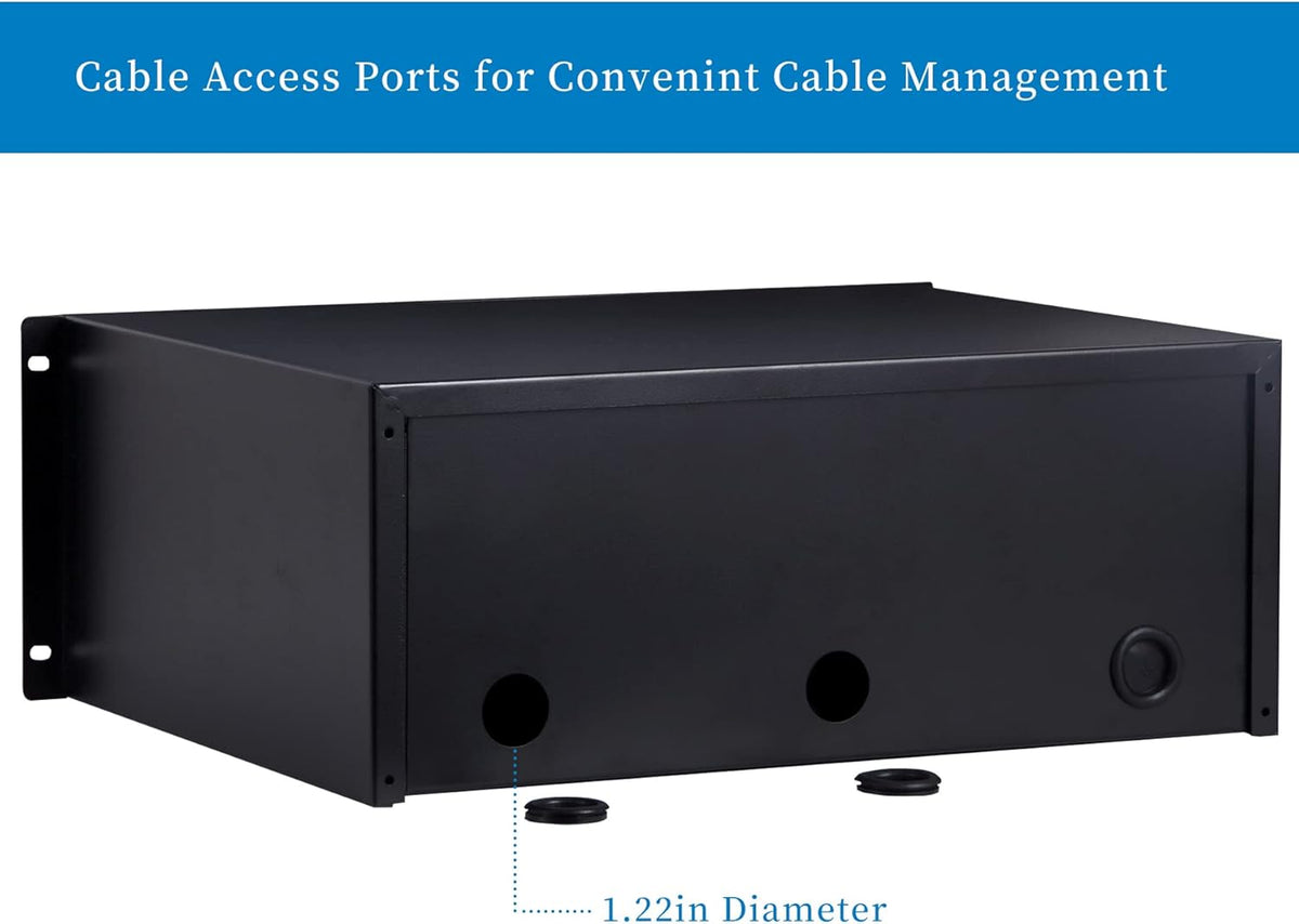 1U Rack Mount Drawer with Lock and Key Z110