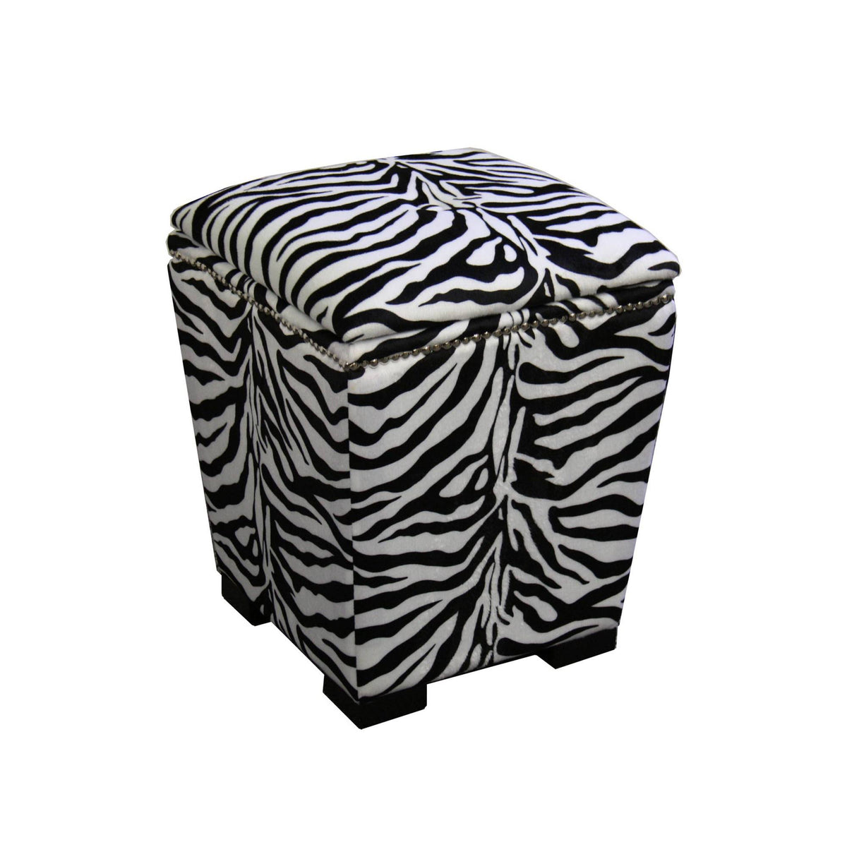 Zebra Storage Ottoman I942