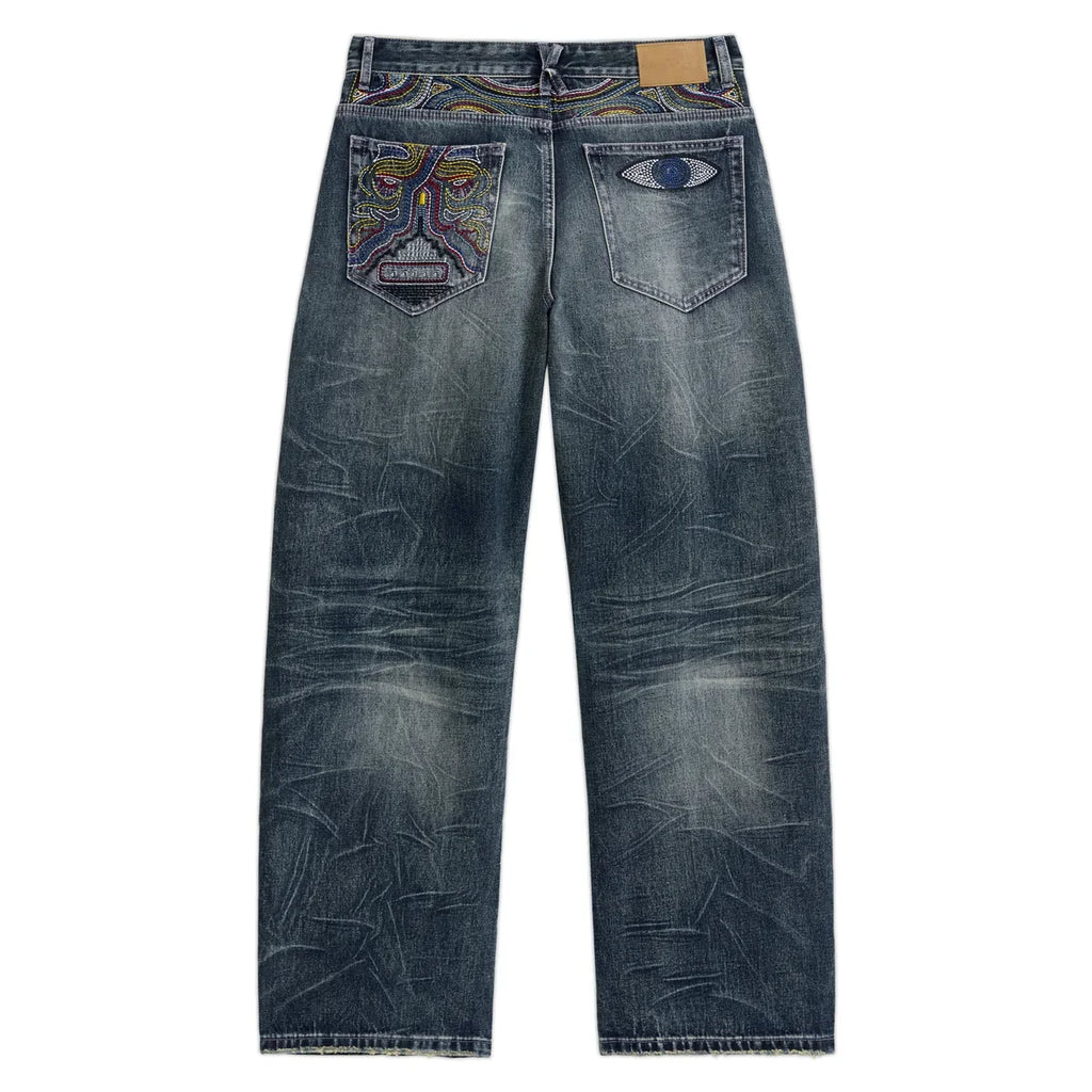 KidSuper Gemstone Eye Embroidery Jean
