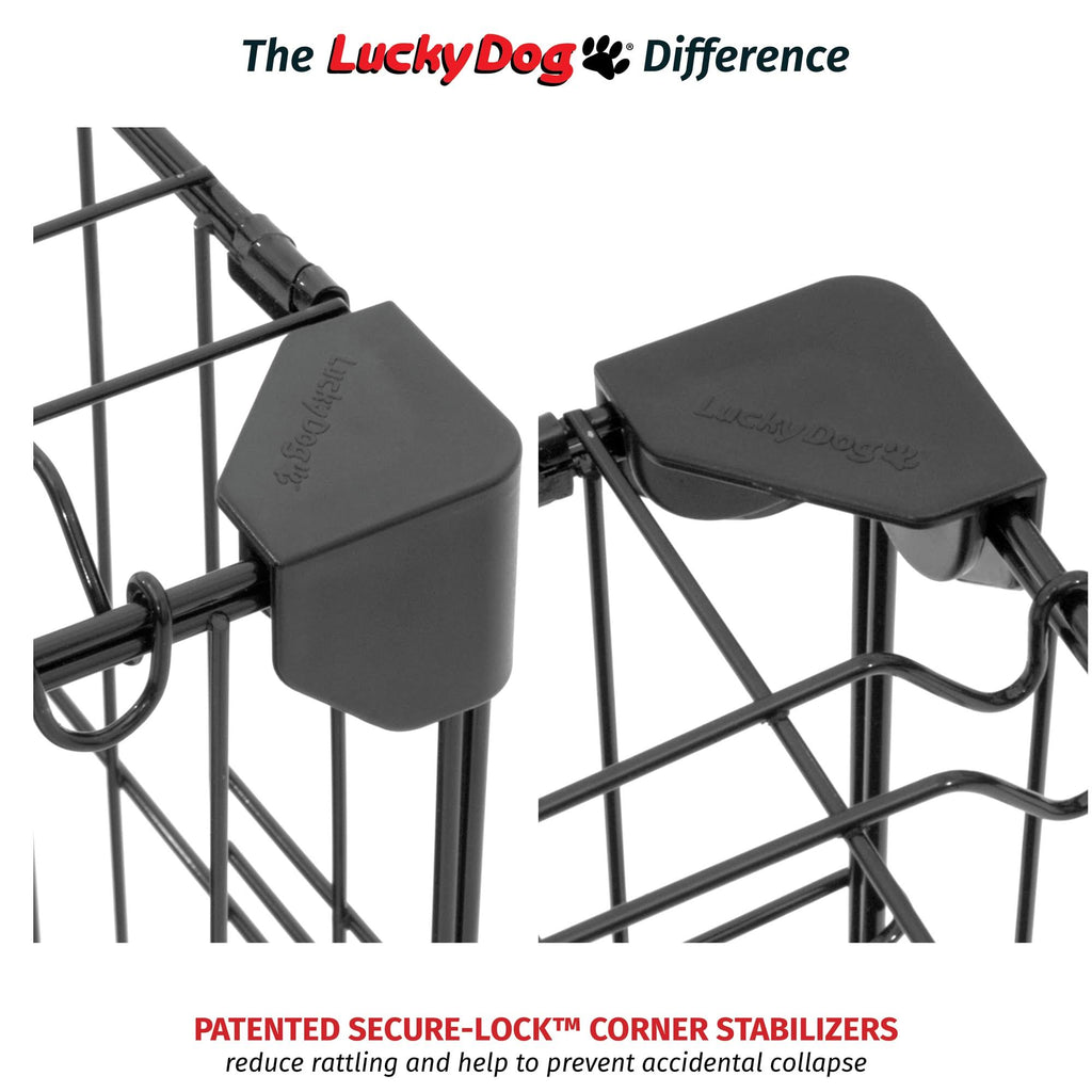 36 inch Sliding Double Door Wire Dog Crate G400727