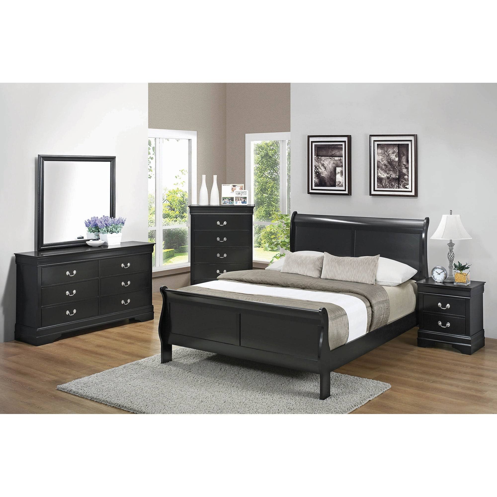 Full Sleigh Bed G220115
