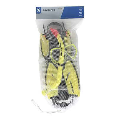 Yellow S/M Mini Vu Combo with Fins S22728