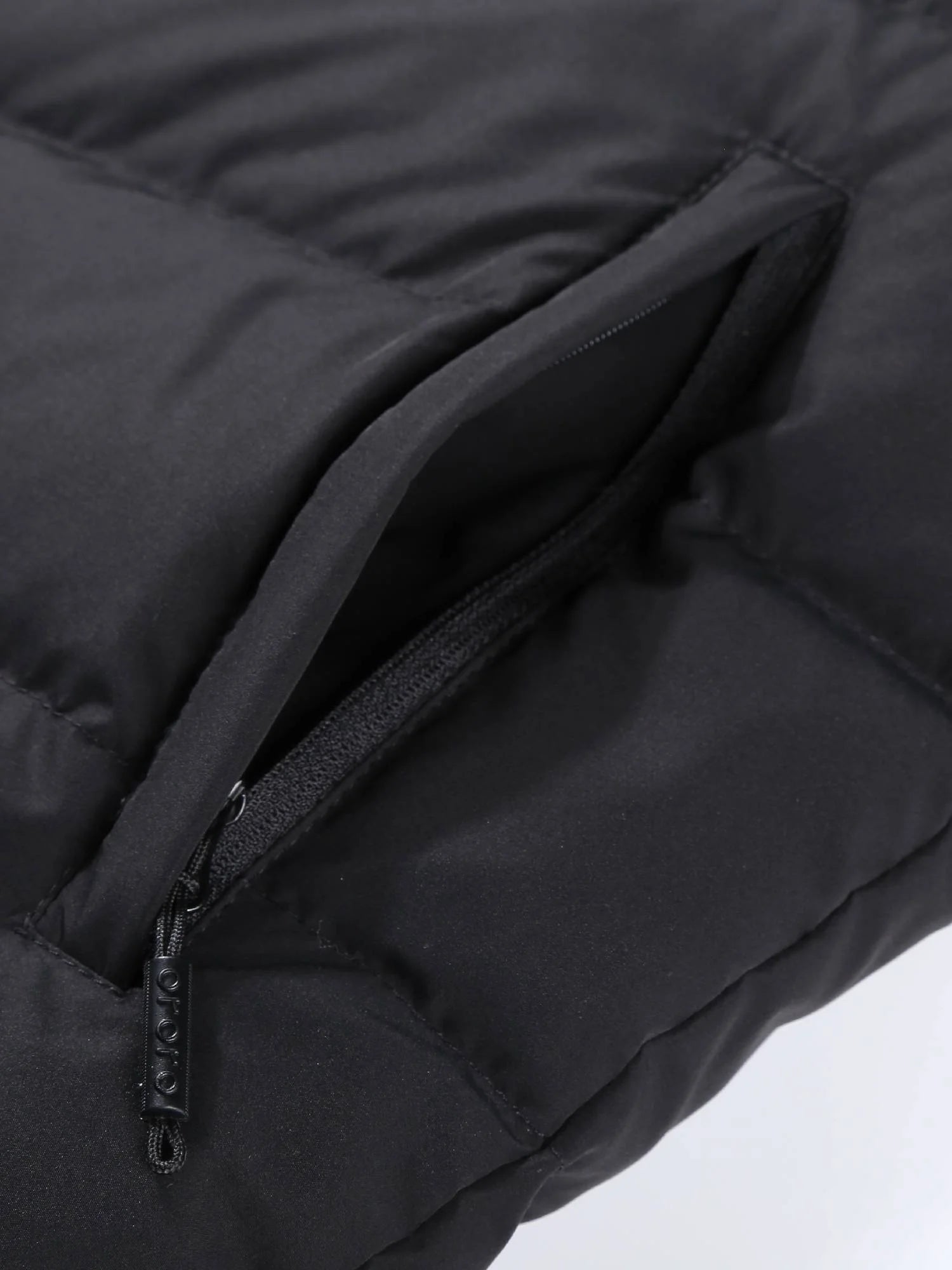Heated Jacket with 90% Down Insulation, Black, L X27974