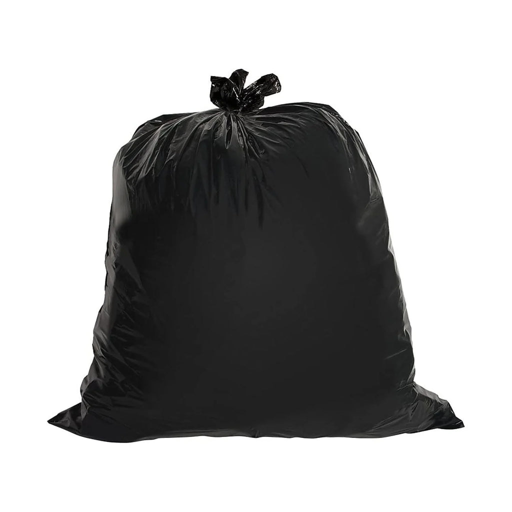 Black 60 Gallon Trash Can Liners, 50 per Box L76686