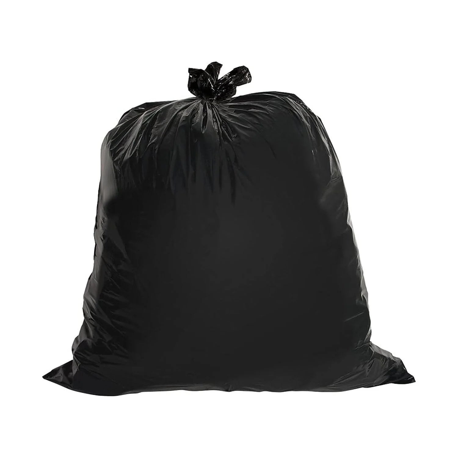 Black 60 Gallon Trash Can Liners, 50 per Box L76686