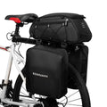 Waterproof Rear Seat Bike Trunk Bag with 2 Side Hanging Bags E727