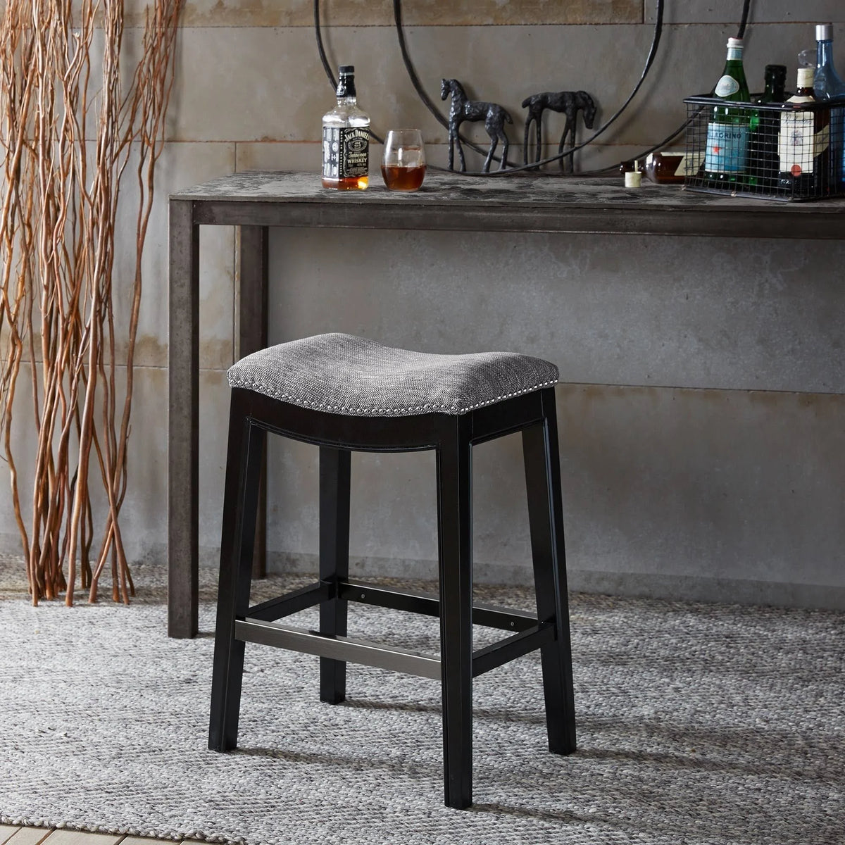 Linen 27-inch Counter Stool D373