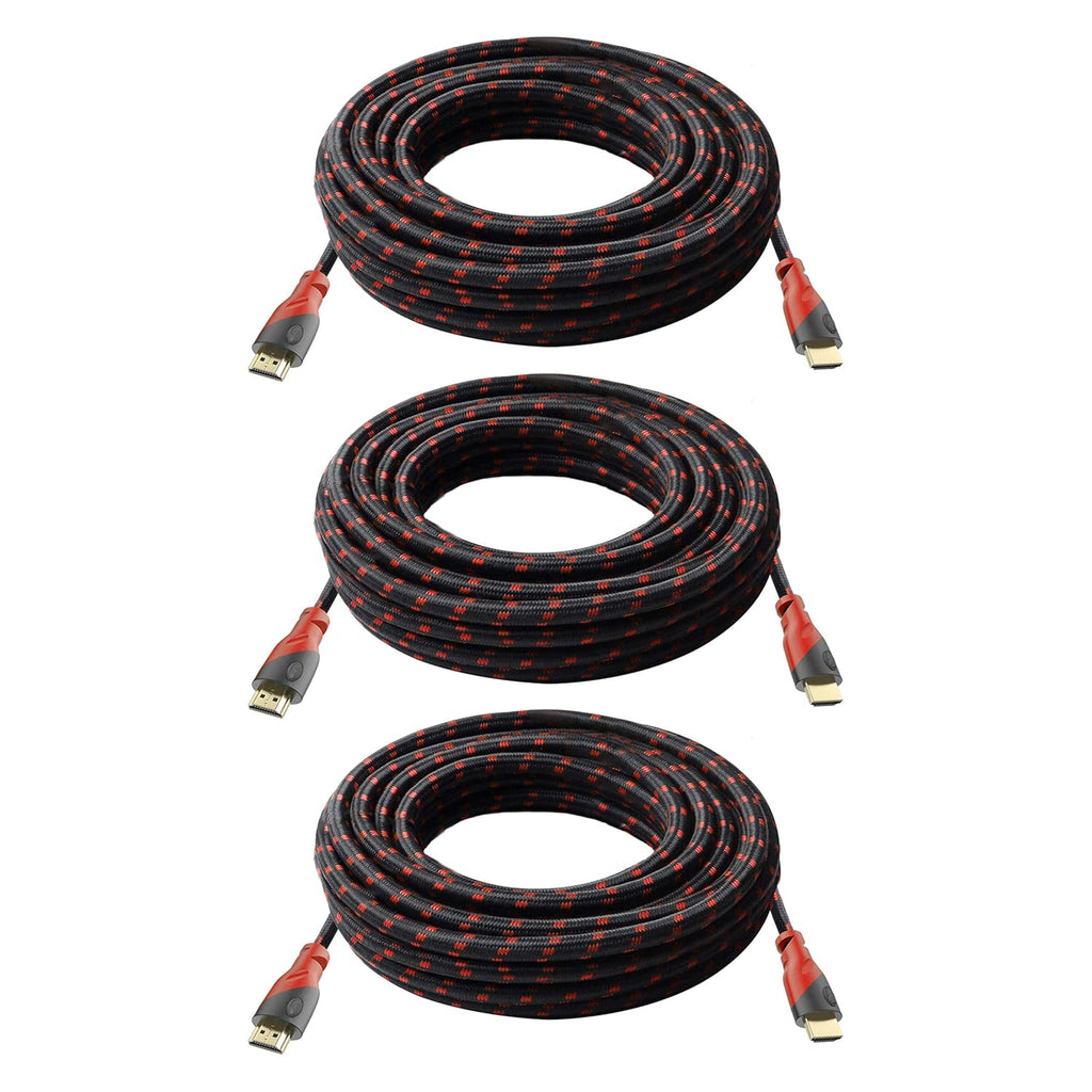 25 Ft High Speed HDMI Cable with Ethernet 5 Pack A85502