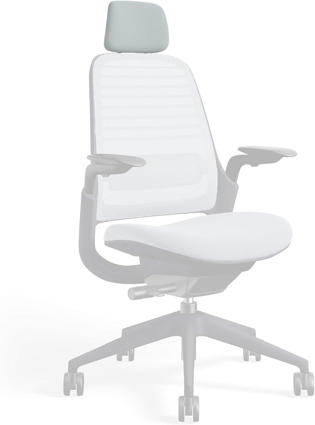 Black Frame 3D Microknit Fabric Headrest D5175