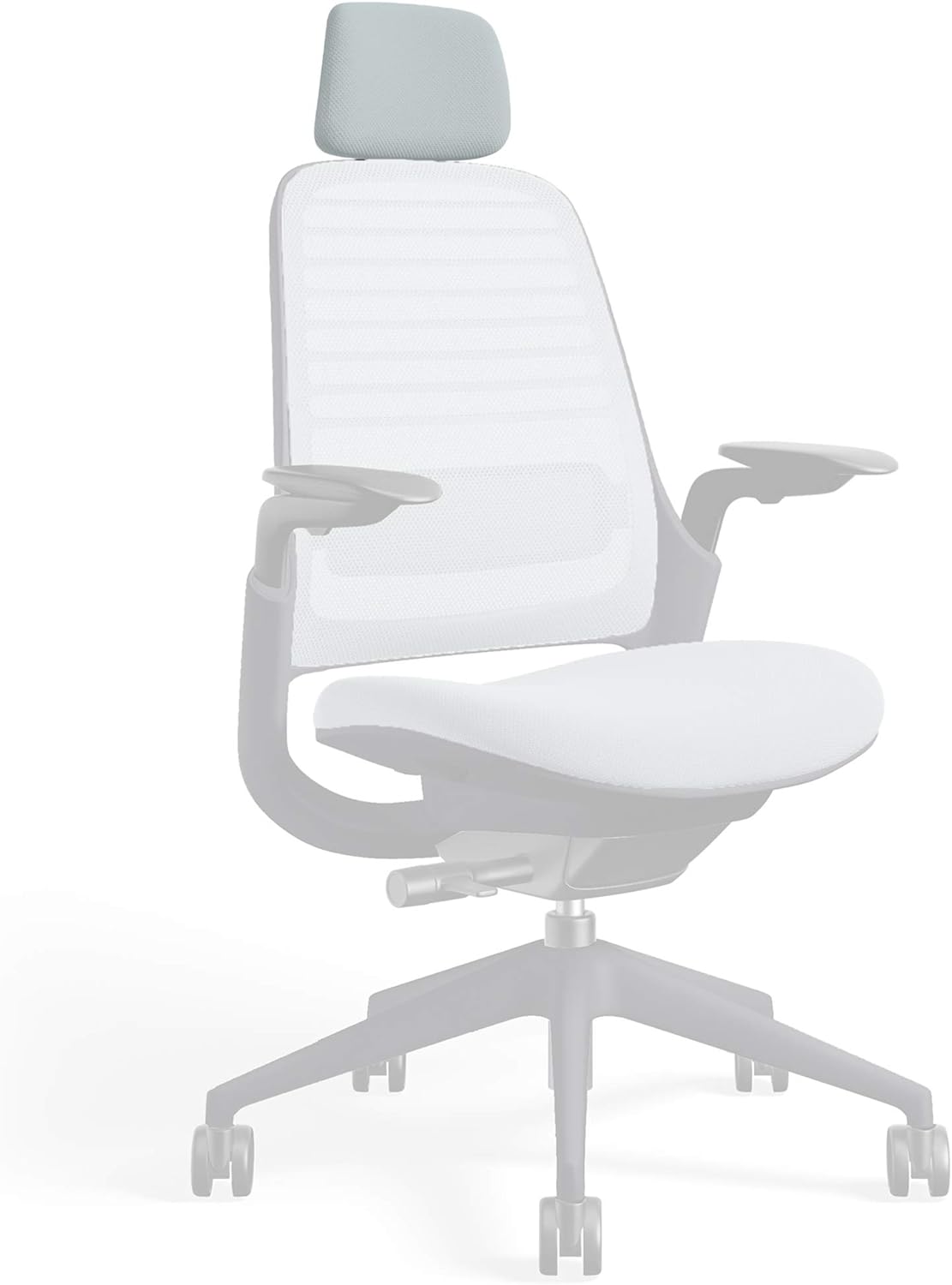 Black Frame 3D Microknit Fabric Headrest D5175