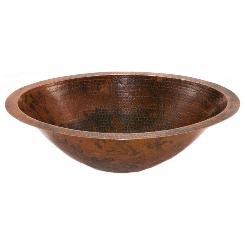 Hammered Copper Bathroom Sink V80775