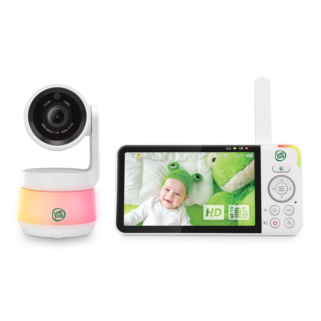White 1080p WiFi Video Baby Monitor with 5" Display R182