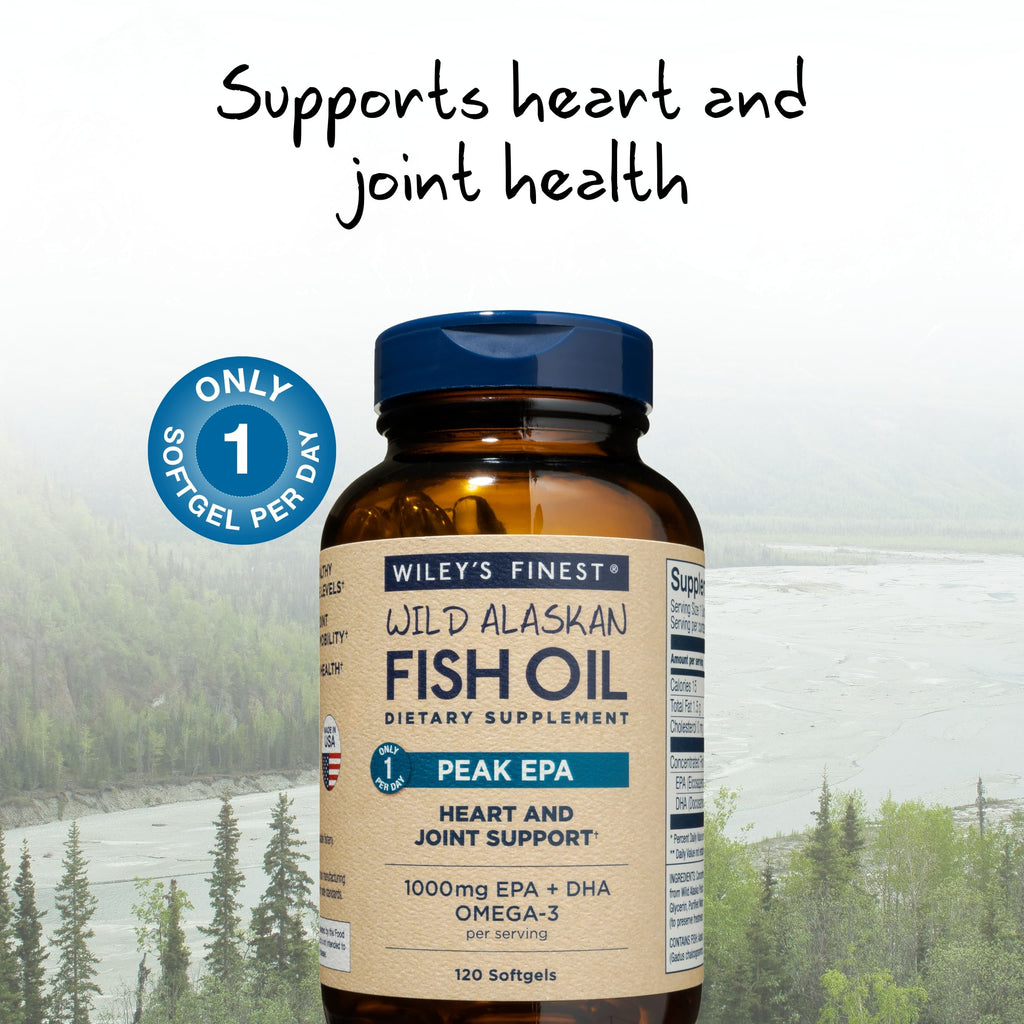 Fish Oil Peak EPA and DHA 1000mg 120 softgels S9804