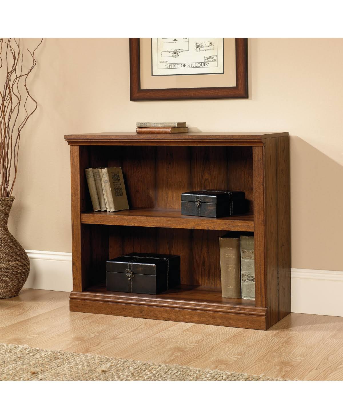 Washington Cherry 2 Shelf Bookcase O27546