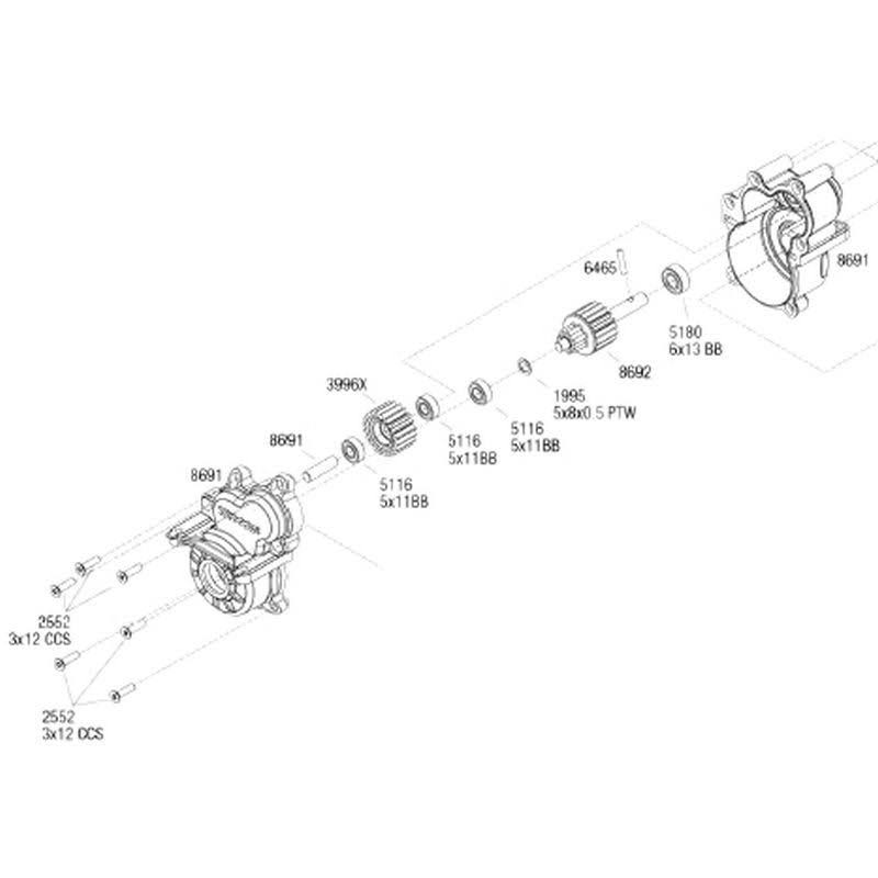Aluminum Transmission Case C457