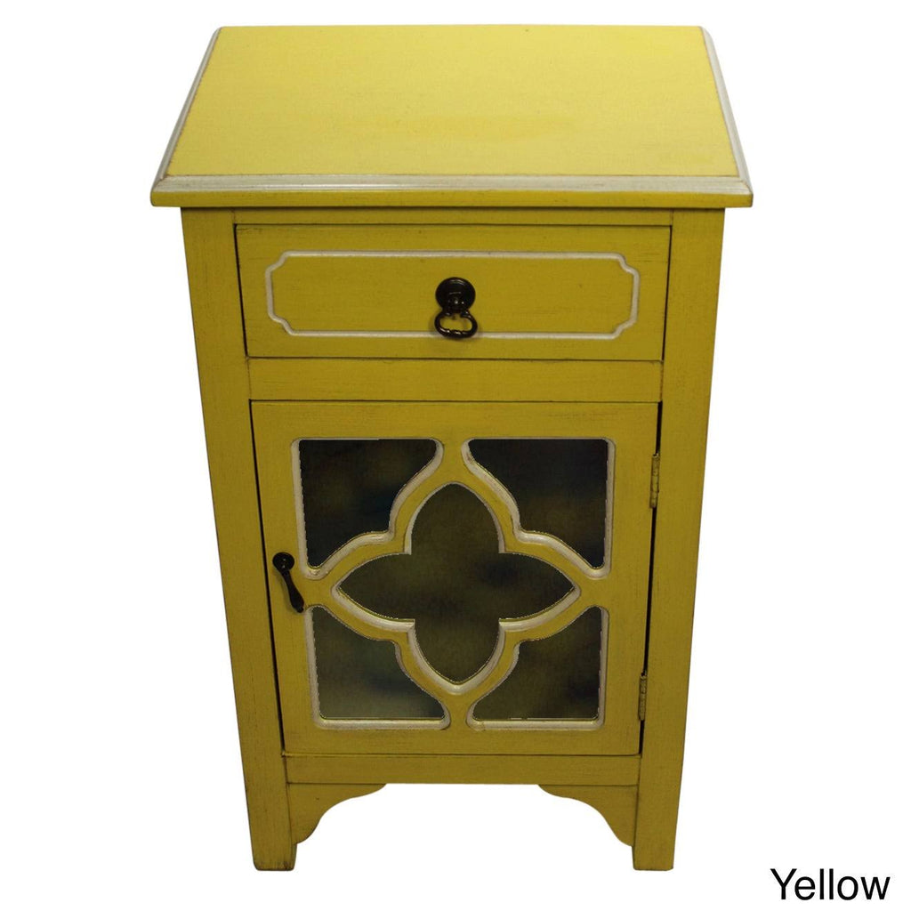 Blue 1 Drawer Accent Cabinet T8923