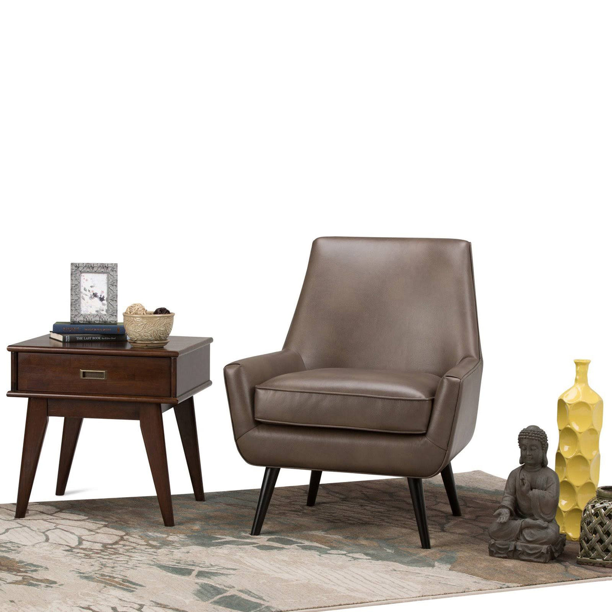 Warm Grey Accent Chair U494