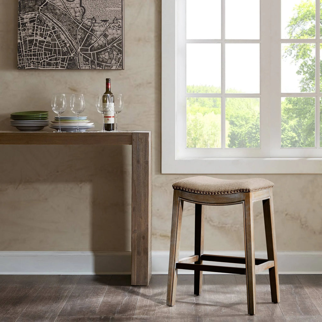 Linen 27-inch Counter Stool D373