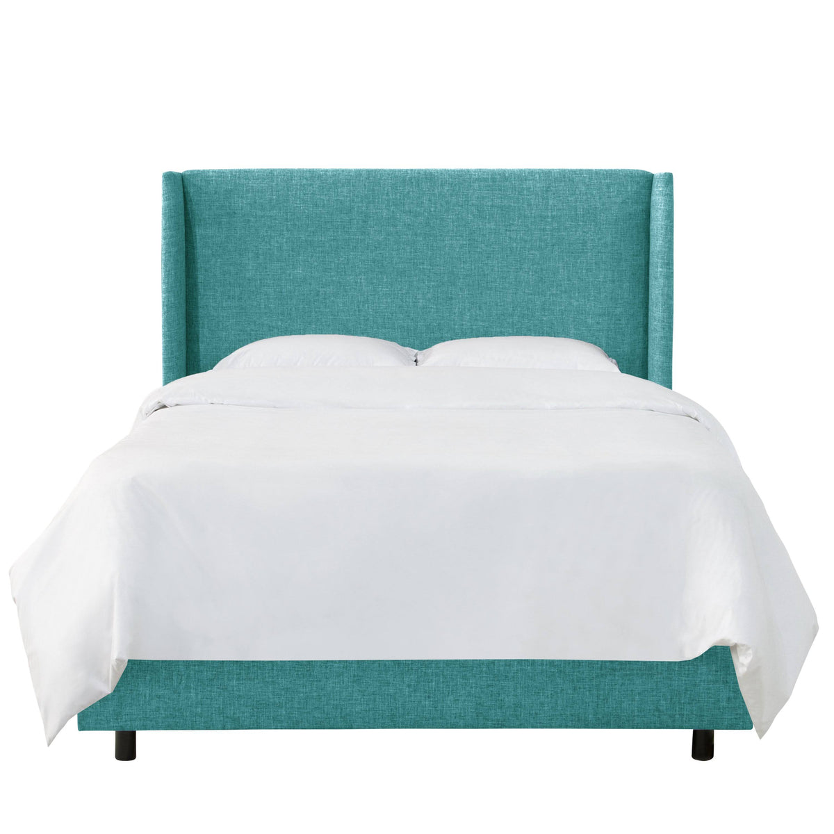 Twin Blue Square Bed X539239