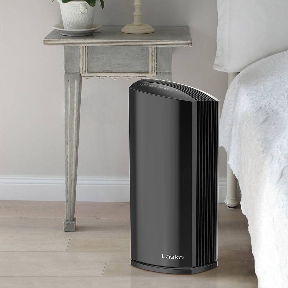 Black HEPA Filter Tower Air Purifier J964068