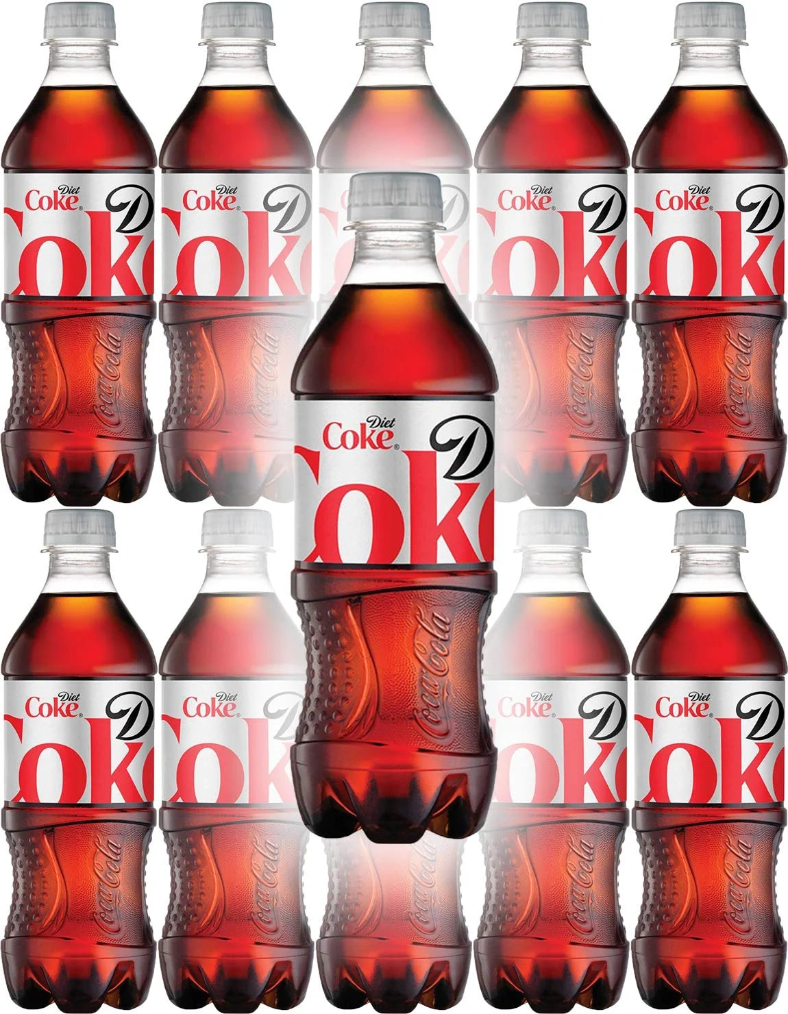 Diet Coke Soda 20oz Bottles, Quantity of 12 O3805