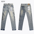 Purple Brand Sinners Graphic Skinny Jeans