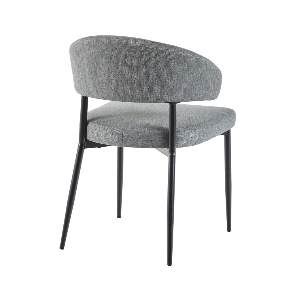 Charcoal Upholstered Dining Chair, Set of 2 W953212