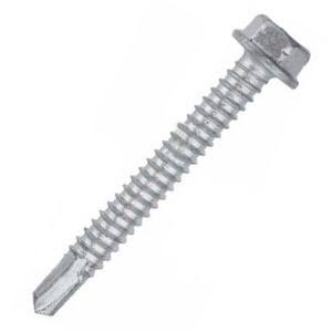 1/4-20 x 2 Bi-Metal Self-Drilling Screws with Hex Washer Head G2348