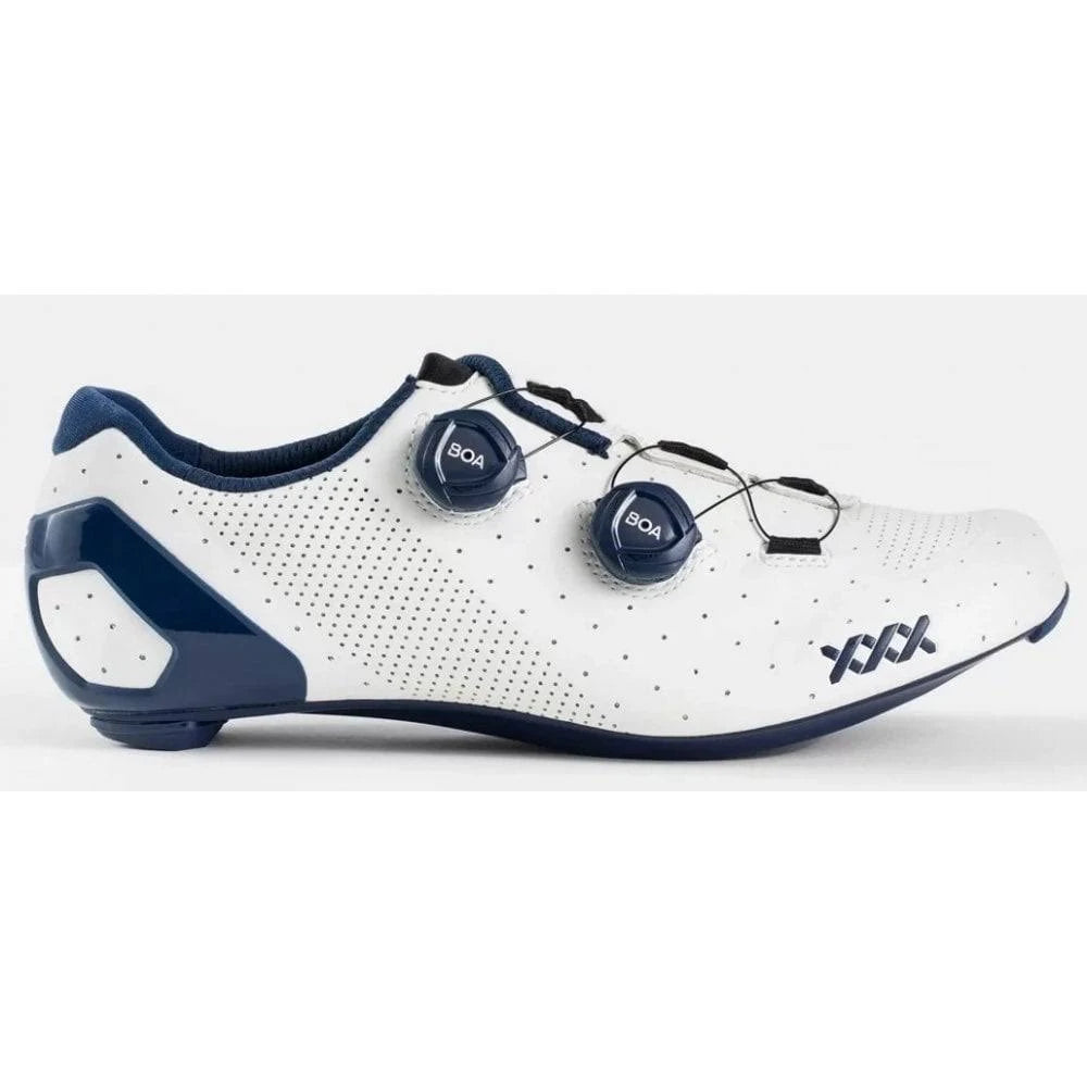 White/Navy Road Cycling Shoes F62509