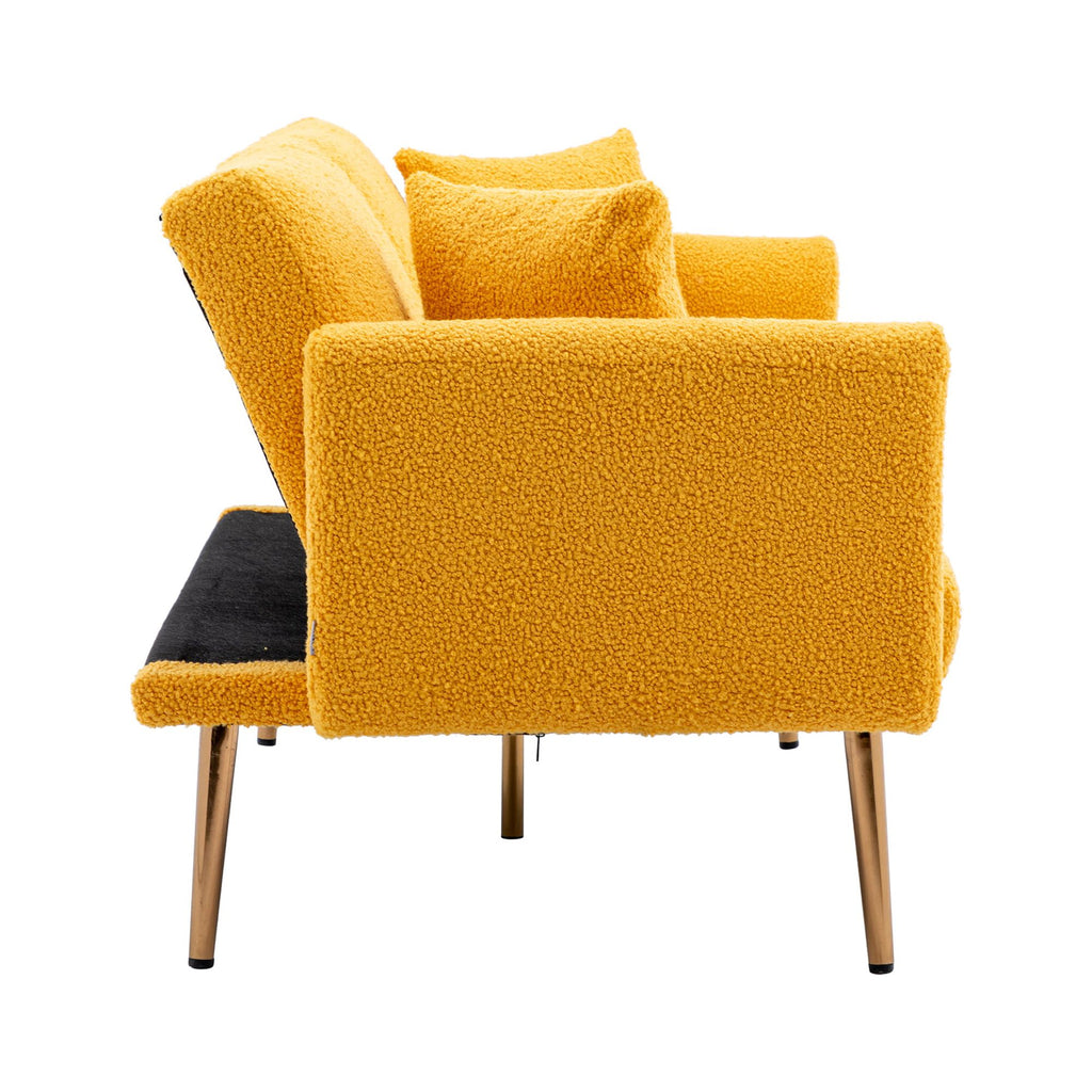 Velvet Sofa with Metal Feet T246