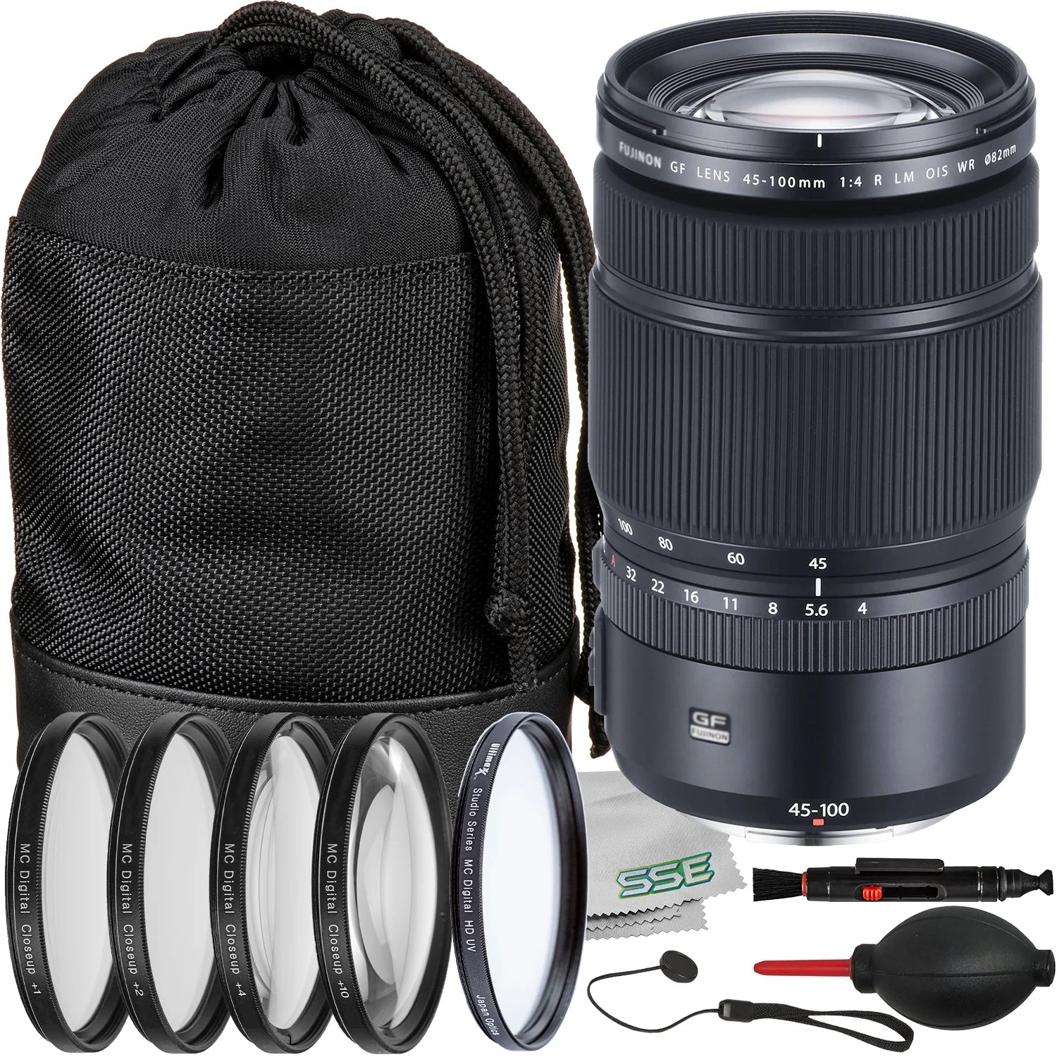 FUJIFILM GF 45-100mm f/4 Lens Bundle 14pc Z1752